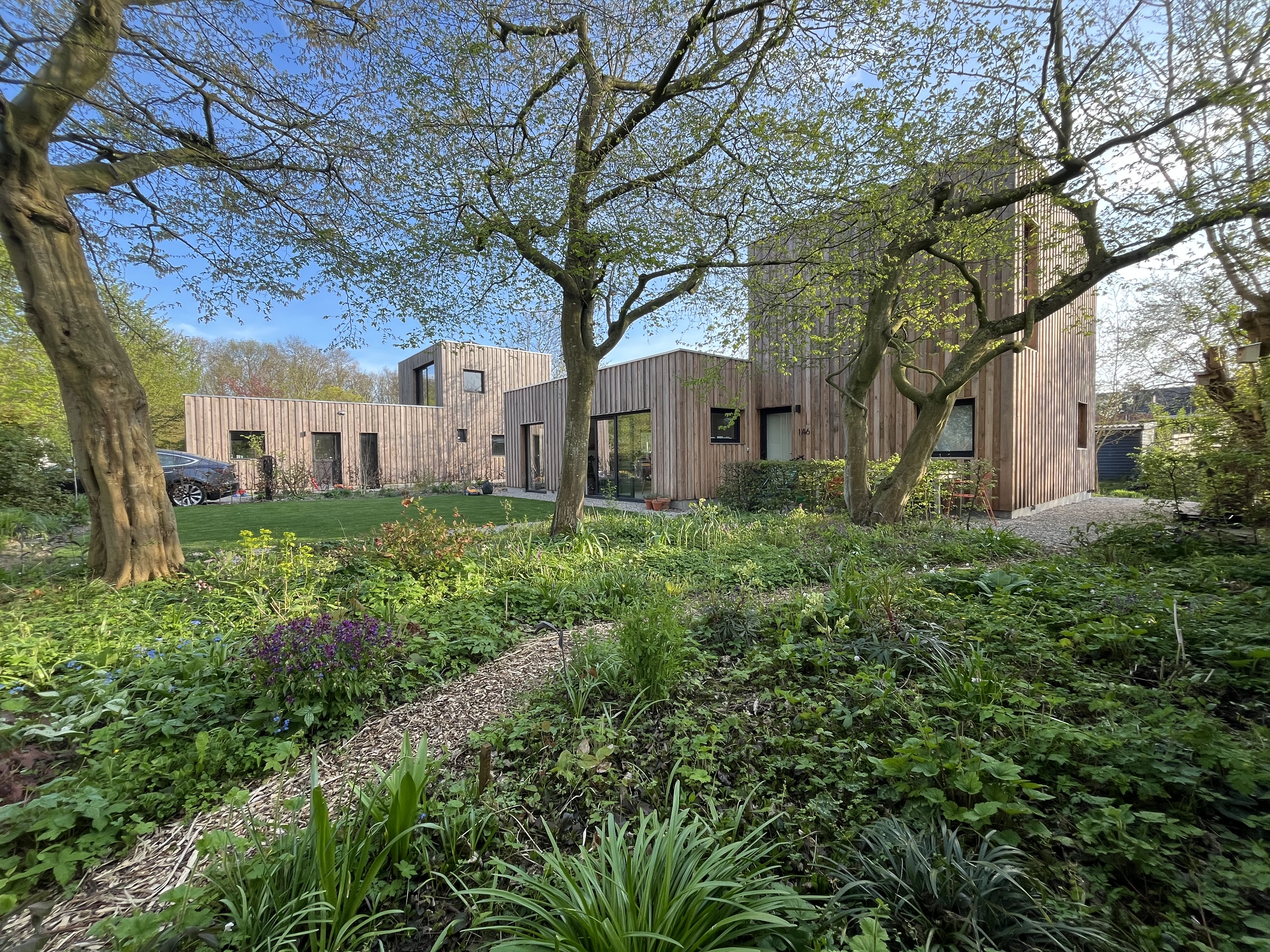 Houtskelet woningen